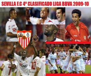Puzzle Sevilla FC 4 Διαβαθμισμένες BBVA League 2009-2010